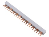 Bară colectoare 12mm&sup2; 3 Poli 400V 80A tip pieptene PVC