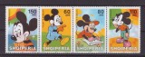 ALBANIA -1999-Walt Disney-Miky Maus-Serie completa de 4 timbre nestampilate MNH