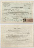 Romania, &quot;Prevederea&quot;, Societate Anonima Romana de Asigurari, Chitanta, Braila, 1923