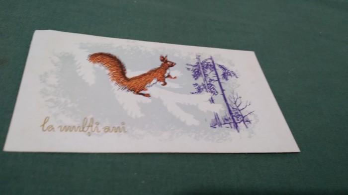 CARTE POSTALA FELICITARE CIRCULATA