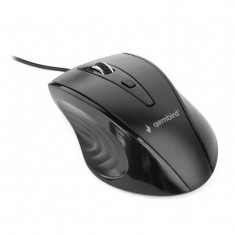 Mouse optic Gembird, 1200 dpi, USB, Negru foto