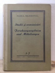 Muzeul Brukenthal - Studii si Comunicari 1 foto