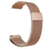 Cumpara ieftin Curea Milanese Loop, compatibila Huawei Watch GT 3 Pro 43mm, telescoape Quick Release, Rose Gold, VD Very Dream