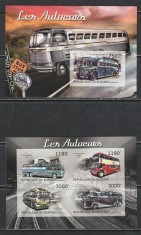 Burundi 2012 - Autobuze NEDANTELATE S/S 2v MNH