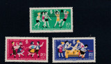 Germania DDR 1961-Pionieri ,serie 3 valori,dant.,MNH,Mi.827-829, Copii, Nestampilat