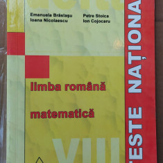LIMBA ROMANA MATEMATICA CLASA A VIII A TESTE NATIONALE BRASLASU STOICA