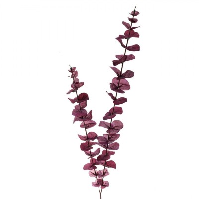 Ramură Artificială Eucalipt, 83cm, Culoare Mov foto