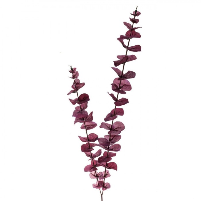 Ramură Artificială Eucalipt, 83cm, Culoare Mov