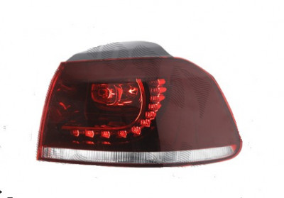 Stop spate lampa Volkswagen Golf 6 (5K) model R, 10.2008-2016, DEPO 441-19B3R-AE, partea Dreapta exterior tip bec LED foto