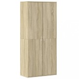 Cumpara ieftin Pantofar, stejar Sonoma, 80 x 39 x 178 cm, PAL