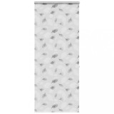 Jaluzea Dus cu Role vidaXL, Caseta, 90x240cm, PEVA Impermeabil, Gri, Model Frunze, Montaj Tavan/Perete