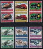 Timbre Africa Centrala 1982, Serie Completa Perechi, Mijloace de Transport, Colectie