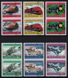 Timbre Africa Centrala 1982, Serie Completa Perechi, Mijloace de Transport, Colectie