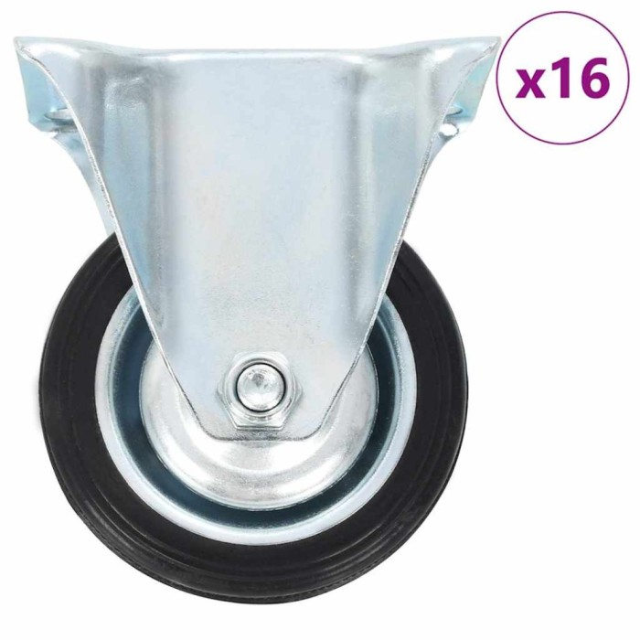 Roti fixe, 16 buc., 75 mm