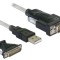 ADAPTER USB 2.0 &gt; 1 X SERIELL DB9 + ADAPTER DB25 61308 DELOCK