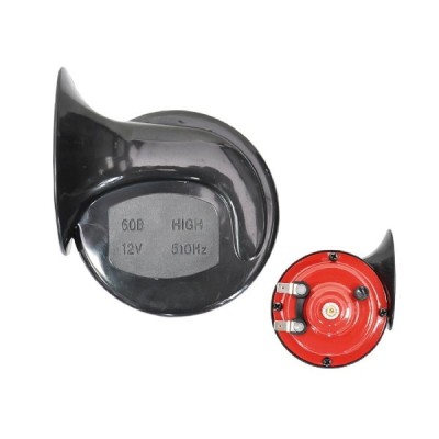 Set 2 claxoane auto Automax 12V Negre cu tonuri inalte si joase foto