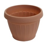 Ghiveci din plastic Dalia, crem, D 20 cm