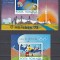 ROMANIA 1972 LP 798 LP 799 OLIMPIADA MUNCHEN COLITA DANTELATA+COLITA NEDANTELATA STAMPILATE