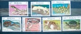 Laos 1984 serpi, reptiles fauna serie 7v neștampilată MNH
