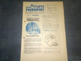 REVISTA PROGRAMUL LOTO PRONOSPORT 29 OCTOMBRIE 1985 PREZENTARE ECHIPA LECCE