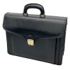 Servieta Barbati Piele Naturala Made in Italy, Documente/Laptop 15 inch, 39x28x14 cm, Compartimentata, Curea Umăr