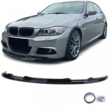 Spoiler frontal lipa performanta negru lucios, potrivit pentru BMW Seria 3 E90 E91 2008-2012 Performance AutoTuning