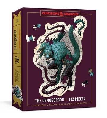 Dungeons &amp;amp; Dragons Mini Shaped Jigsaw Puzzle: The Demogorgon Edition: 102-Piece Collectible Puzzle for All Ages foto