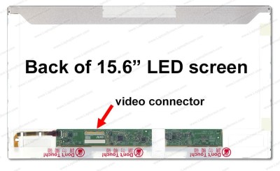 Display 15.6&amp;quot; HD (1366x768) 40 pin video connector cod B156XW02 V.6 foto