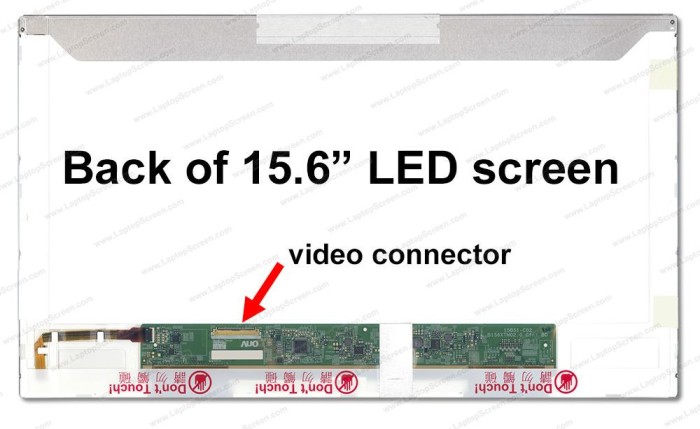 Display 15.6&quot; HD (1366x768) 40 pin video connector cod B156XW02 V.6