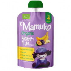 Piure de Banane si Prune Eco 100 grame Mamuko