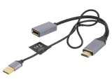 Adaptor DisplayPort la HDMI și USB, 0.1m