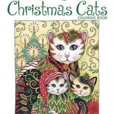Creative Haven Christmas Cats Coloring Book