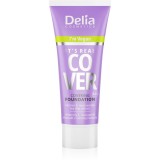Delia Cosmetics It&#039;s Real Cover acoperire make-up culoare 205 caramel 30 ml