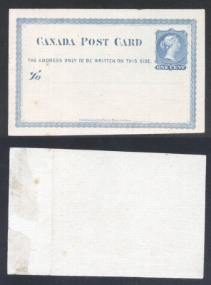 Canada - Postal History Rare Old postcard UNUSED D.937 foto