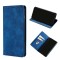 Husa Deluxe compatibila cu Motorola Edge 50 Neo &ndash; Tip Carte, Piele Ecologica Albastru, Functie Stand si Protectie 360