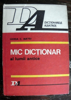 Mic dictionar al lumii antice , 1986 foto