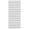 Jaluzea tip zebra gri deschis lățime țesătură 90,9 cm poliester