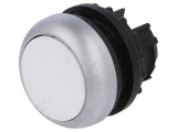 Comutator apăsare 22mm alb 2 poziții