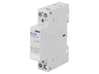 Contactor 2P 20A 8VAC NC NO foto