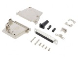 Conector D-Sub HD 62-PIN mamă unghi 45&deg; pentru cablu Gold Flash