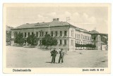 854 - TARNAVENI, Mures, High School, Romania - old postcard - unused