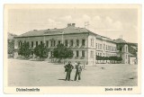 854 - TARNAVENI, Mures, High School, Romania - old postcard - unused, Necirculata, Printata