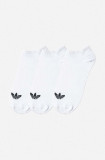 Adidas Originals șosete Trefoil Liner 3-pack culoarea alb S20273-white