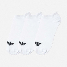 adidas Originals șosete Trefoil Liner 3-pack culoarea alb S20273-white