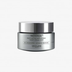 Cremă de noapte lejeră Novage+ Multi-Active Anti-Ageing Oriflame, pentru fermitate în doar 4 săptămâni, 50ml