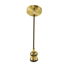 Pendul Edison culoare Aurie 90cm pt. Becuri Vintage E27 60W foto