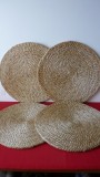 NAPROANE SET 4 BUCATI, IUTA - ROTUNDE 30 cm.