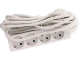Prelungitor cu 4 prize, cablu 3x1.5 mm&sup2;, 5 m, fara intrerupator, Rebel