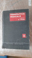 Terapeutica medicala vol 2 R. Paun STARE FOARTE BUNA . foto