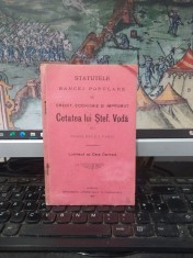 Statutele Băncei populare de Credit, economie și &icirc;mprumut Cetatea lui Ștef. Ștefan Vodă din Vaslui, județul Vaslui, Giurgiu 1908, 054